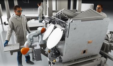 Cobot FAL - © Airbus OneWeb Satellites Cobot FAL