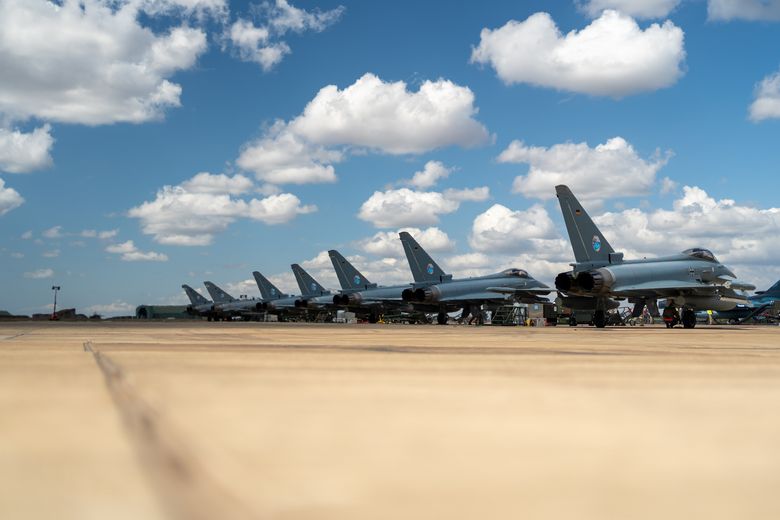 German Eurofighters in Pitch Black 2024 German Eurofighters in Pitch Black 2024