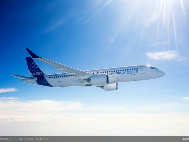 A220-300 in flight A220-300 in flight