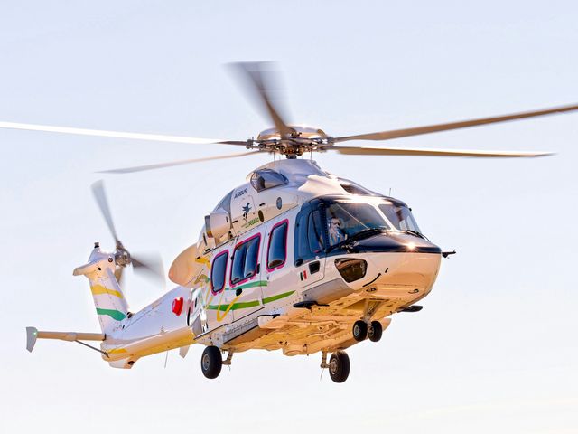 Pegaso’s H175 in flight Pegaso’s H175 in flight