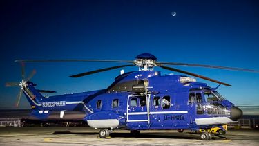 German Police's H215 Super Puma helicopter German Police's H215 Super Puma helicopter