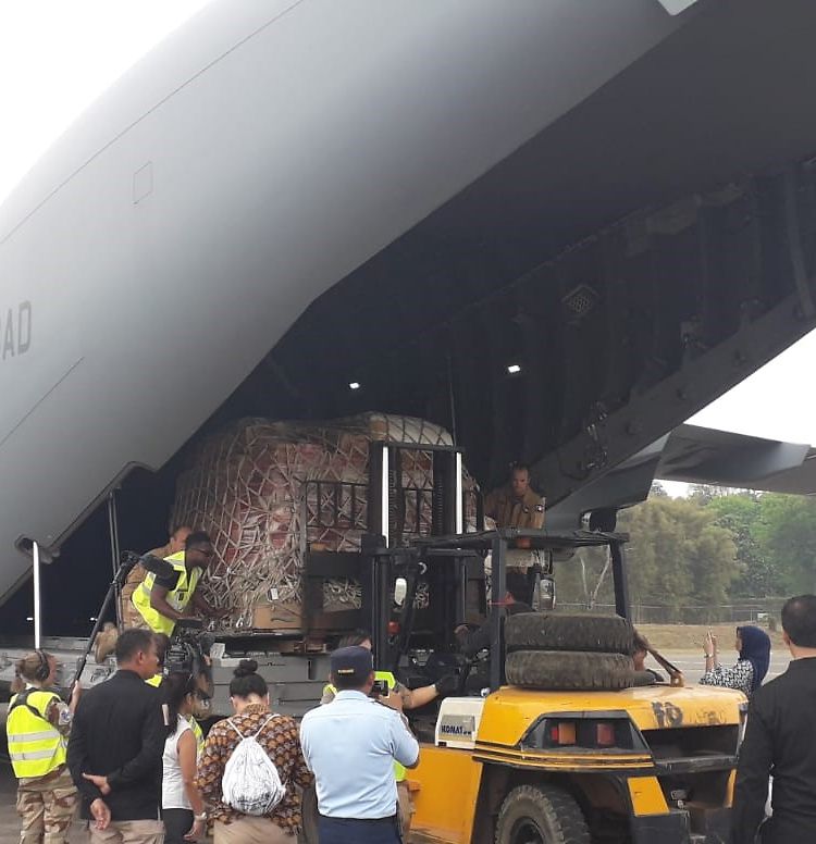 Unloading of A400M Unloading of A400M