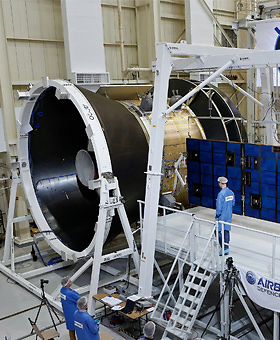European Service Module if Nasa Orion spacecraft in production European Service Module if Nasa Orion spacecraft in production