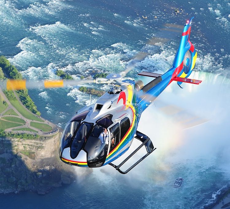 Niagara's H130 in flight Niagara's H130 in flight
