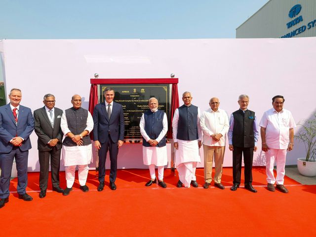 Tata Advanced Systems and Airbus inaugurate C295 Final Assembly Line in Vadodara, India Tata Advanced Systems and Airbus inaugurate C295 Final Assembly Line in Vadodara, India