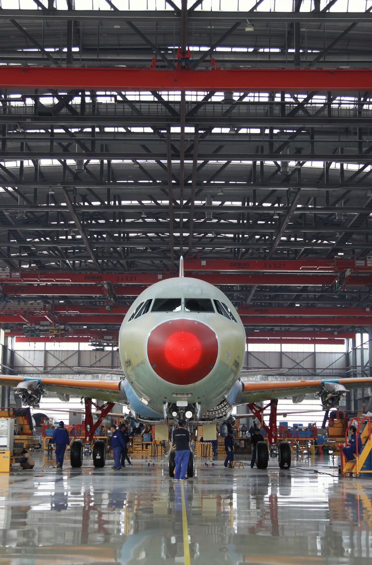 Airbus A320 Family Final Assembly Line in Tianjin Airbus A320 Family Final Assembly Line in Tianjin