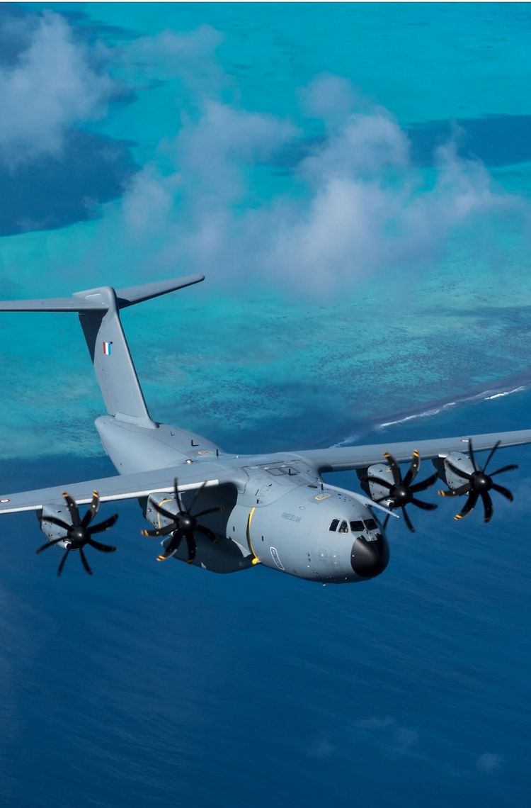A400M in flight - Deploying A Full Air Power Contingent A400M in flight - Deploying A Full Air Power Contingent