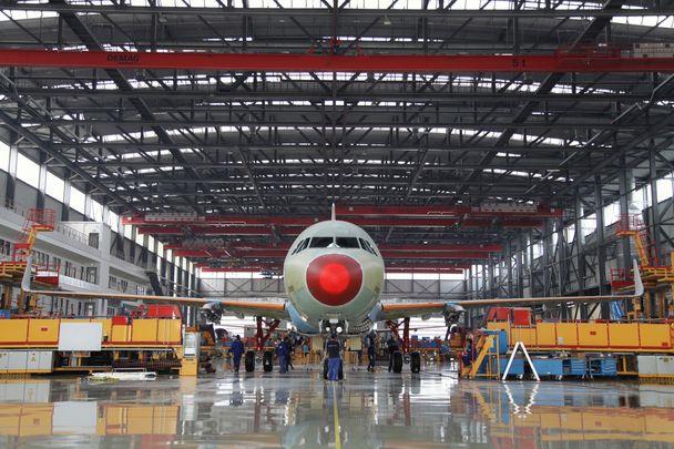 Airbus A320 Family Final Assembly Line in Tianjin