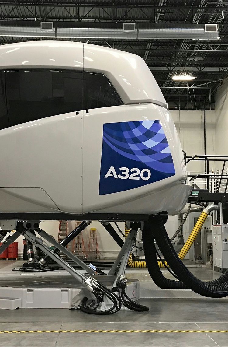 The first A320neo full flight simulator in the Americas The first A320neo full flight simulator in the Americas