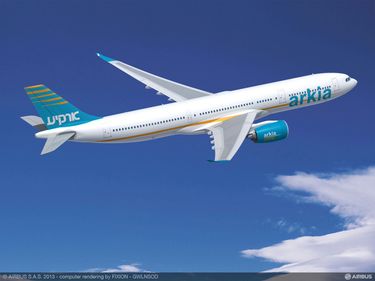 Farnborough Airshow_Day 1_ARKIA Israeli Airlines A330-900neo 2 Farnborough Airshow_Day 1_ARKIA Israeli Airlines A330-900neo 2