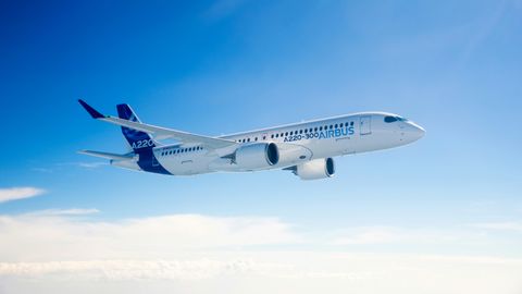 A220-300 in flight A220-300 in flight