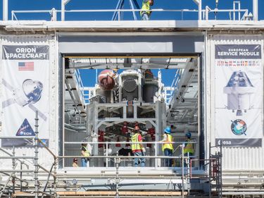 Propulsion Qualification Module Installed at White Sands Test Facility Propulsion Qualification Module Installed at White Sands Test Facility