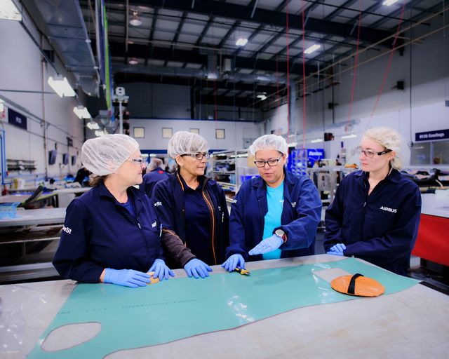 Airbus Composites Shop Center of Excellence team members Airbus Composites Shop Center of Excellence team members