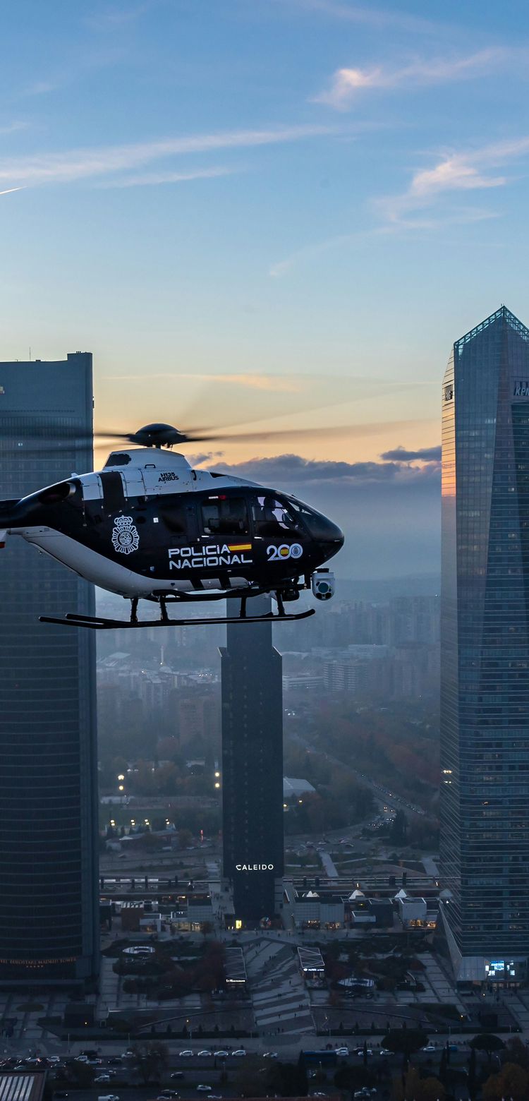 PN HELICOPTER OVER MADRID