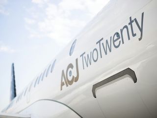 ACJ TwoTwenty © Adrien Daste ACJ TwoTwenty exterior © Adrien Daste