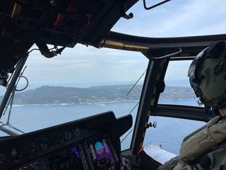View from RNZAF's Airbus NH90 View from RNZAF's Airbus NH90