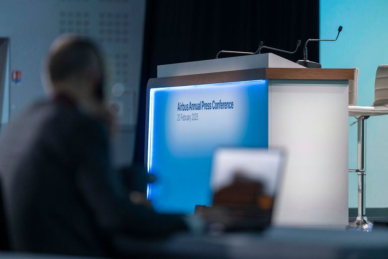 Airbus Annual Press conference 2025 - ambiance Airbus Annual Press conference 2025 - ambiance