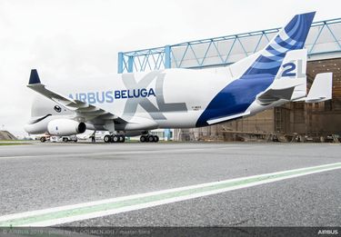 Airbus’ second Beluga receives its livery Airbus’ second Beluga receives its livery