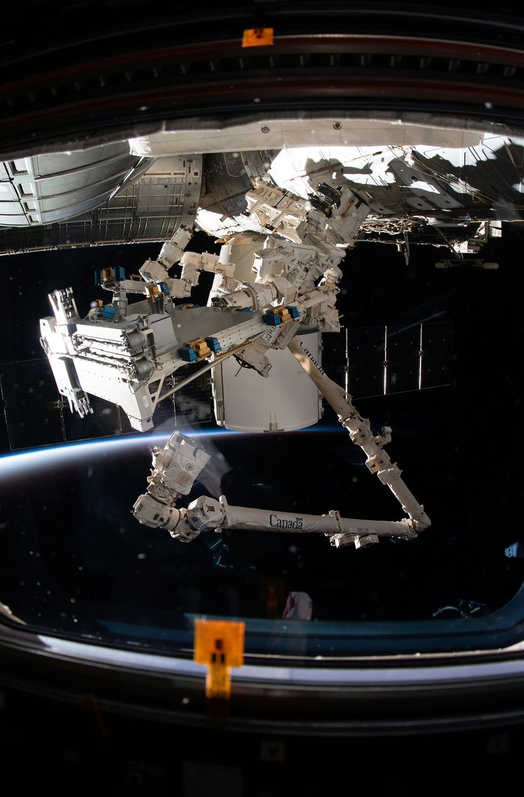 Bartolomeo in the parking position - Copyright NASA Bartolomeo in the parking position - Copyright NASA