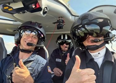 Test pilots sharing feedback Test pilots sharing feedback