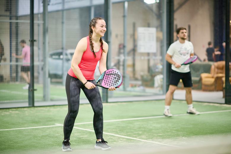 AFA - Cadets playing padel Cadets playing padel in a facility in Angoulême during their free time