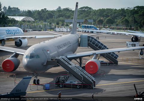 Singapore Airshow 2022 - A330 MRTT on static
