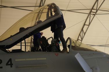 Eurofighter flight filmed in 360 degrees Eurofighter flight filmed in 360 degrees