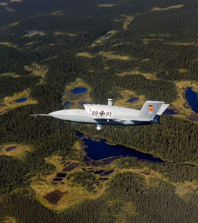 Barracuda in flight UAS Barracuda in flight UAS