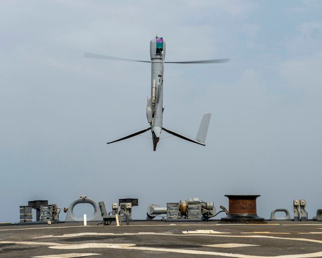 USS Paul Hamilton IMX23 Operations, Copyright © Petty Officer 2nd Class Elliot Schaudt Flexrotor launch off of the USS Paul Hamilton, Copyright © Petty Officer 2nd Class Elliot Schaudt
