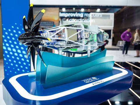 ILA 2024 - Airbus ZEROe fuel cell demonstrator mock-up ILA 2024 - Airbus ZEROe fuel cell demonstrator mock-up