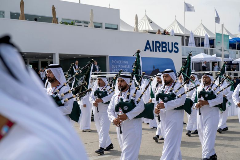 Dubai Airshow 2023-Day 3 - Police band
