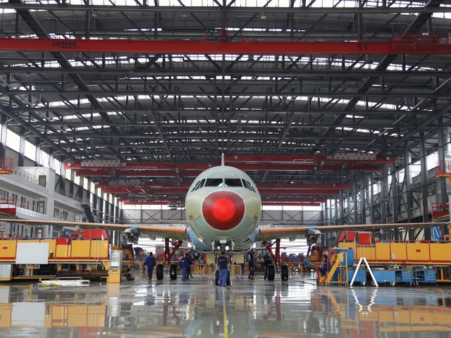 Airbus A320 Family Final Assembly Line in Tianjin Airbus A320 Family Final Assembly Line in Tianjin