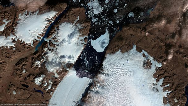 The Petermann glacier, Greenland