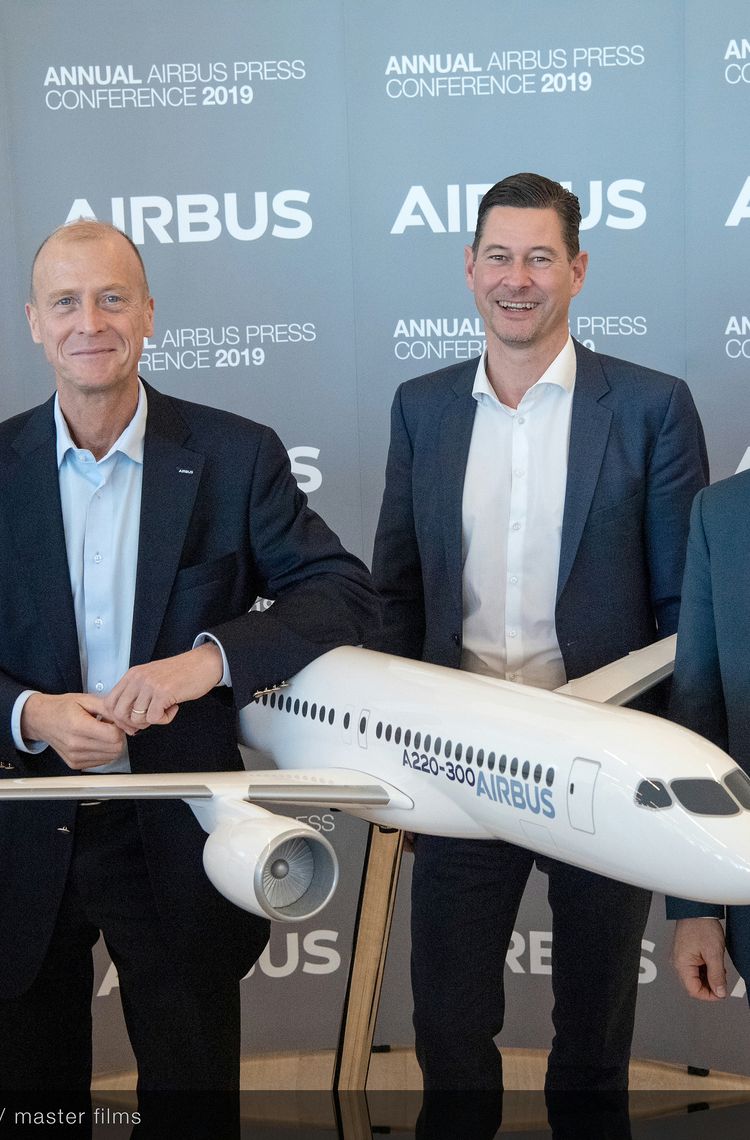 Annual Press Conference 2019 - Tom Enders Harald Wilhelm and Guillaume Faury Annual Press Conference 2019 - Tom Enders Harald Wilhelm and Guillaume Faury