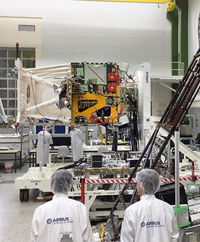 EarthCARE (Earth Clouds, Aerosols and Radiation Explorer) in production EarthCARE (Earth Clouds, Aerosols and Radiation Explorer) in production