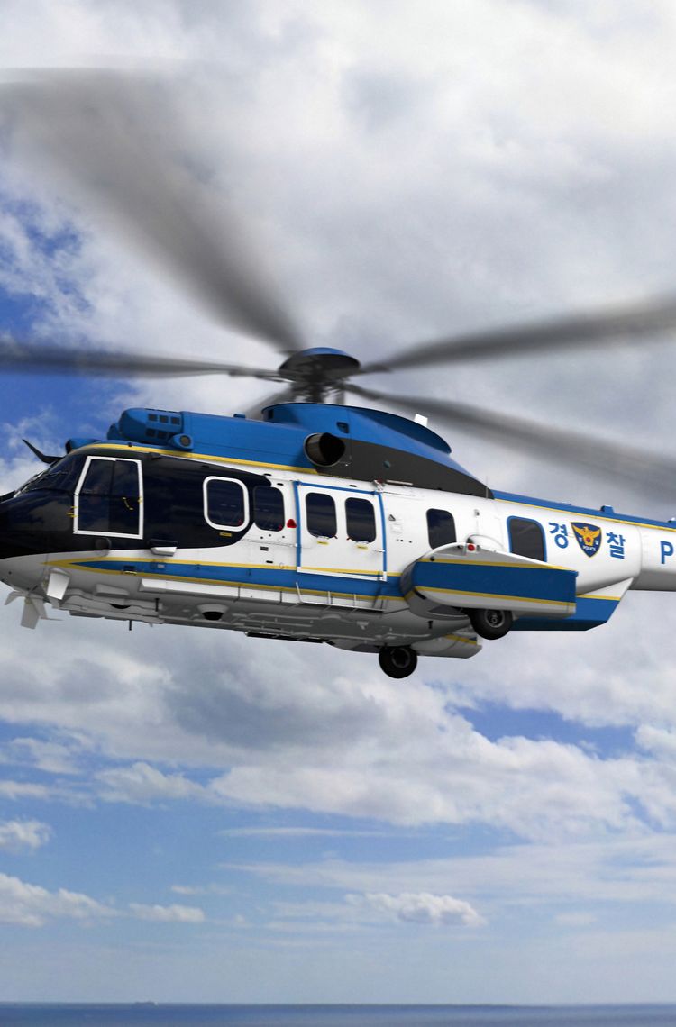 Rendering - Korean National Police Agency Airbus H225 helicopter Rendering - Korean National Police Agency Airbus H225 helicopter