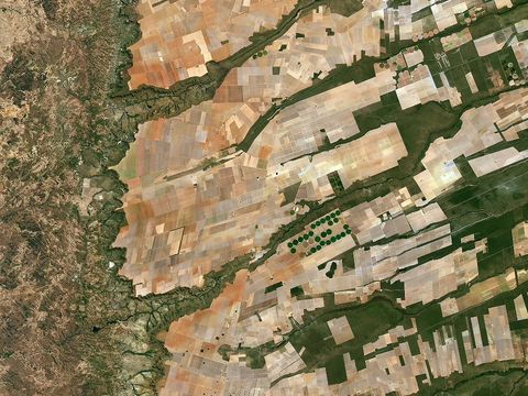 Central Eastern Brazil image from Sentinel-2A satellite Central Eastern Brazil image from Sentinel-2A satellite