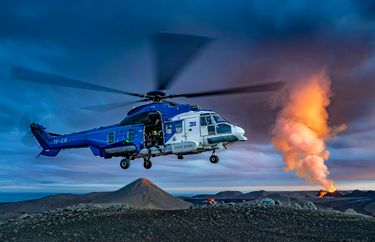 H225 after volcanic eruption H225 after volcanic eruption