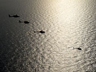 Silhouette of Airbus Helicopters and VSR700 Silhouette of Airbus Helicopters and VSR700
