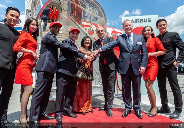 A330-900 Thai AirAsia X MSN1901 cabin Unveiling - PAS2019 Day 1