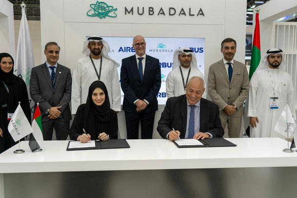 Mubadala and Airbus partnership signature - DAS 2023