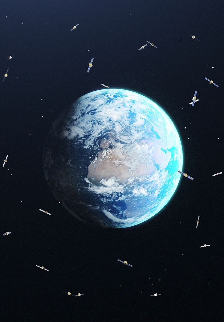 Navigation constellation without lines Navigation constellation without lines