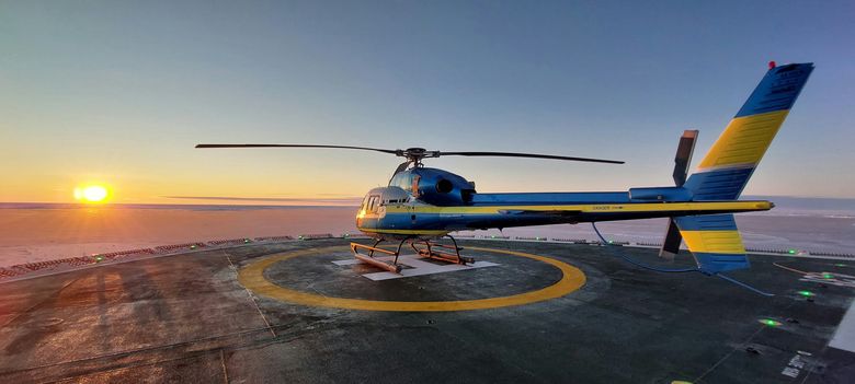 Airbus H125 onboard the Commandant Charcot Airbus H125 onboard the Commandant Charcot