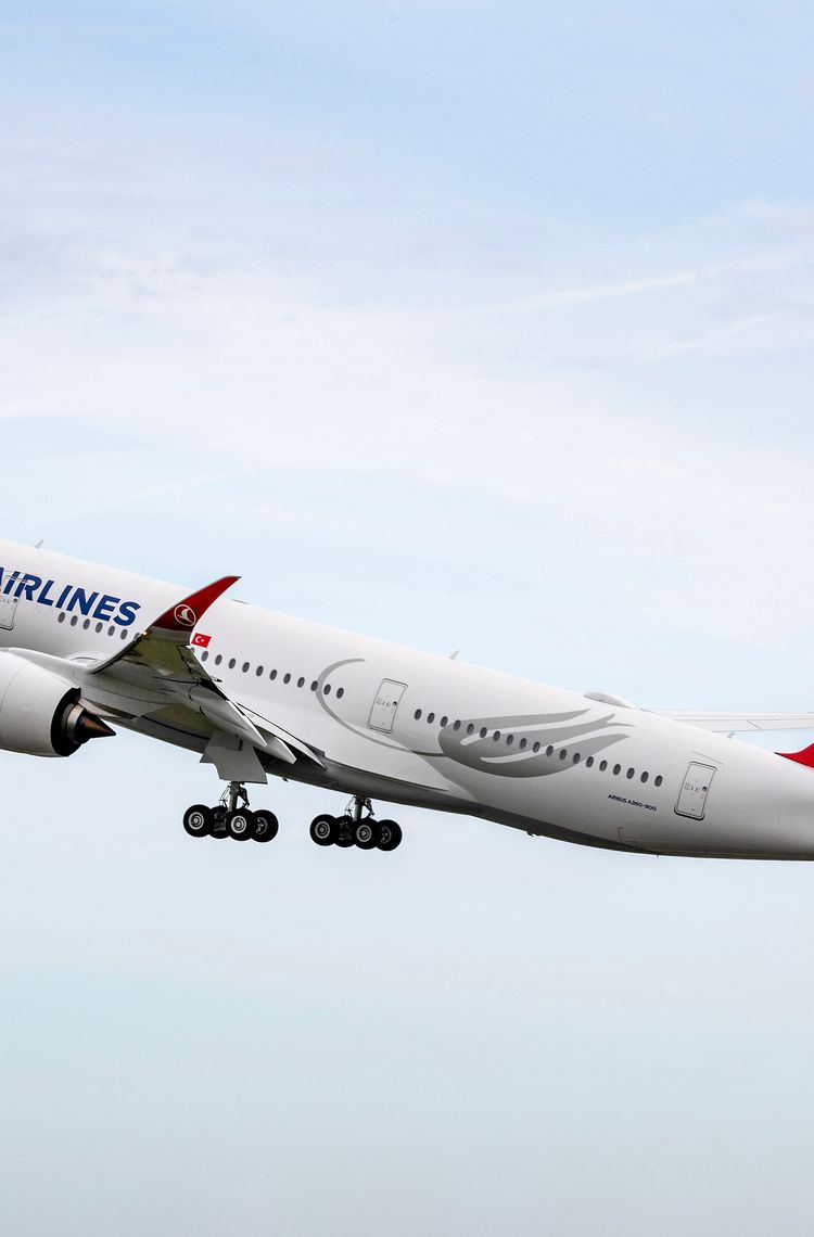 A350-900 Turkish Airlines MSN403 taking off - First Flight A350-900 Turkish Airlines MSN403 taking off - First Flight