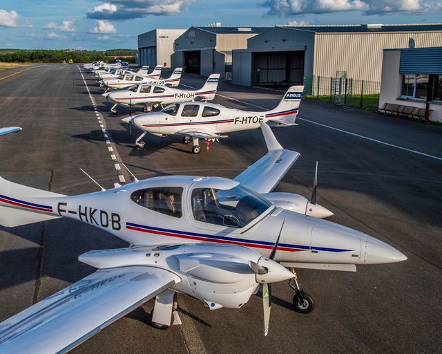 AFA - Aircraft in a row on tarmac AFA - Aircraft in a row on tarmac