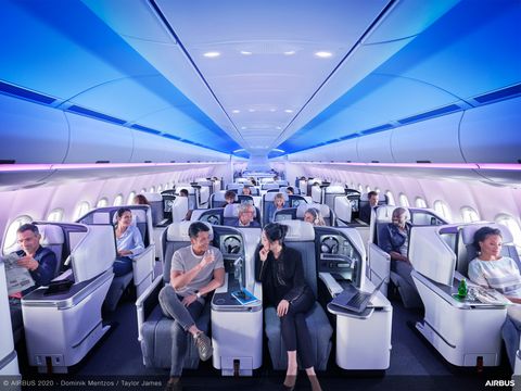 A330 Airspace Business Class cross-section pax V2 A330 Airspace Business Class cross-section pax V2