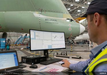 BelugaXL ground vibration testing 2 BelugaXL ground vibration testing 2