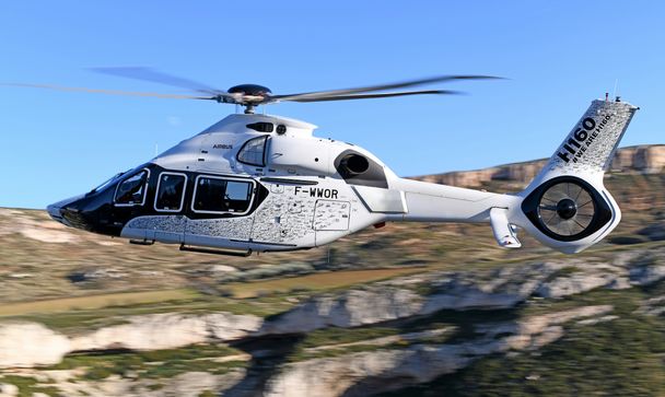 First flight of the first serial H160 in a very special livery