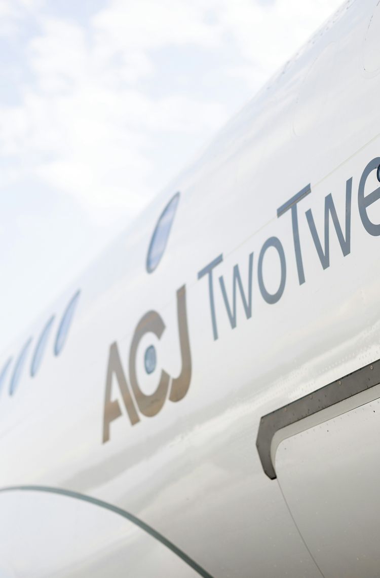 ACJ TwoTwenty © Adrien Daste ACJ TwoTwenty exterior © Adrien Daste