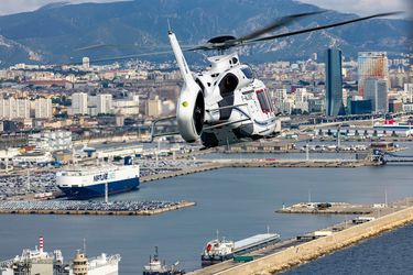 Airbus H160 soars above Marseille Airbus H160 soars above Marseille